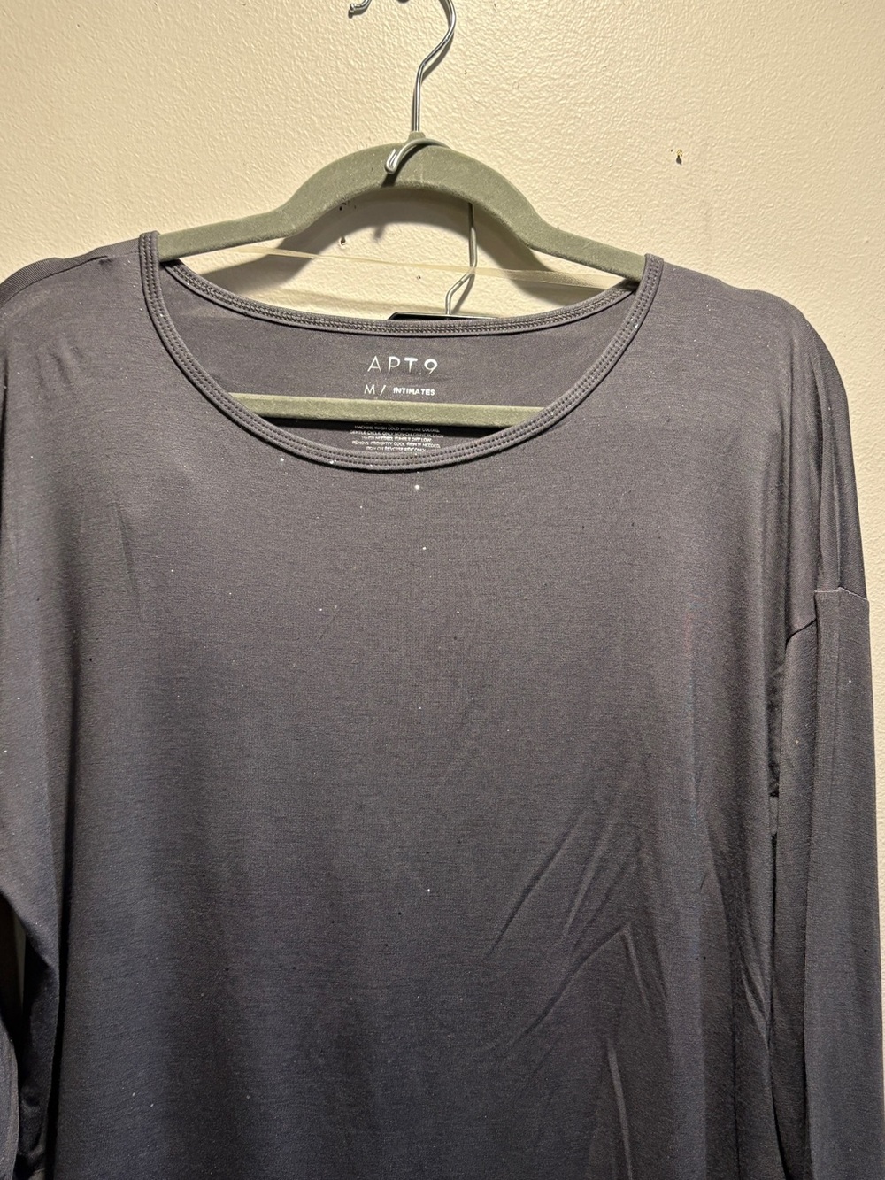 Apt. 9 Glitter PJ Set Long Sleeve Women’s  Cozy Lounge Sparkling Sleepwear NWT - Picture 2 of 8